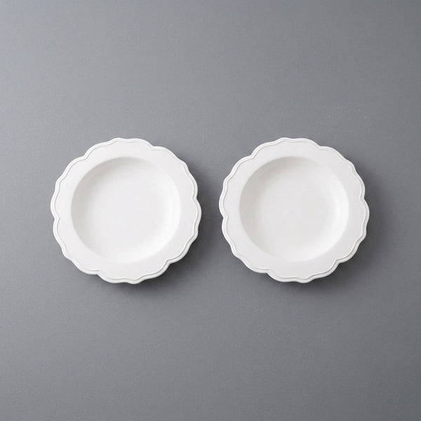 【ホワイト】小皿 2枚セットの商品画像2