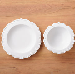 【ホワイト】シェフセット(ボウル&小皿)の商品画像3