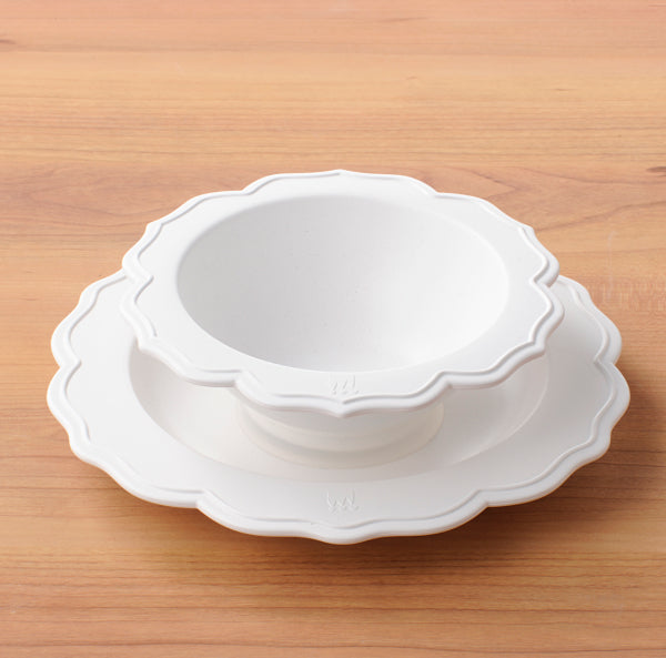 【ホワイト】シェフセット(ボウル&小皿)の商品画像2