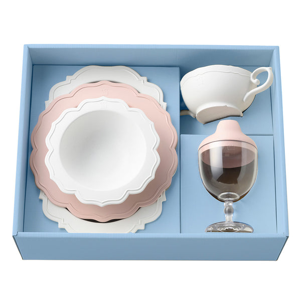 【ピンク】フルセット(食器5点)の商品画像1