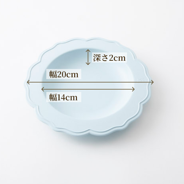 【ブルー】フルセット(食器5点)の商品画像6