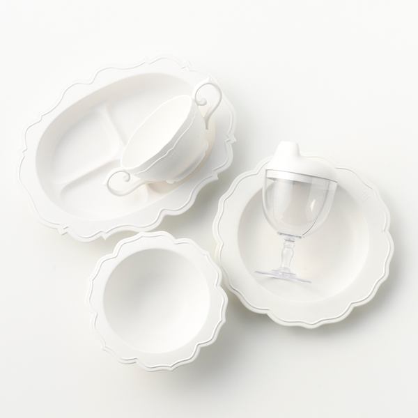 【ホワイト】フルセット(食器5点)の商品画像2