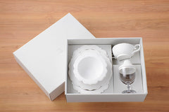 【ホワイト】フルセット(食器5点)の商品画像4