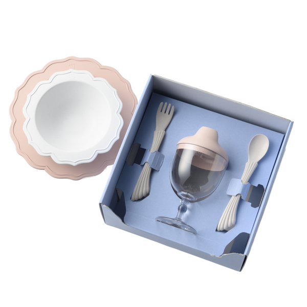 【ピンク】フルセット(食器5点)