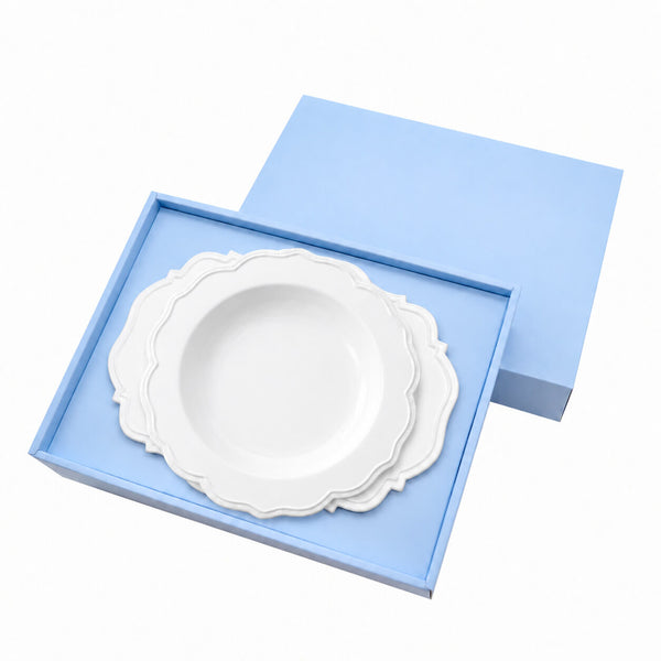 [白色]厨师套装（碗和小盘子）の商品画像3